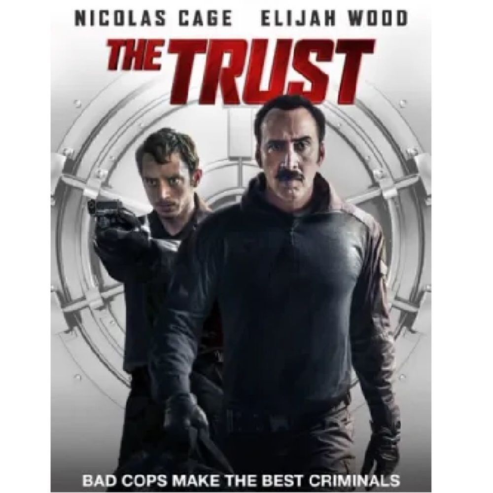 “The Trust” starring Nicholas Cage and Elijah Wood DVD